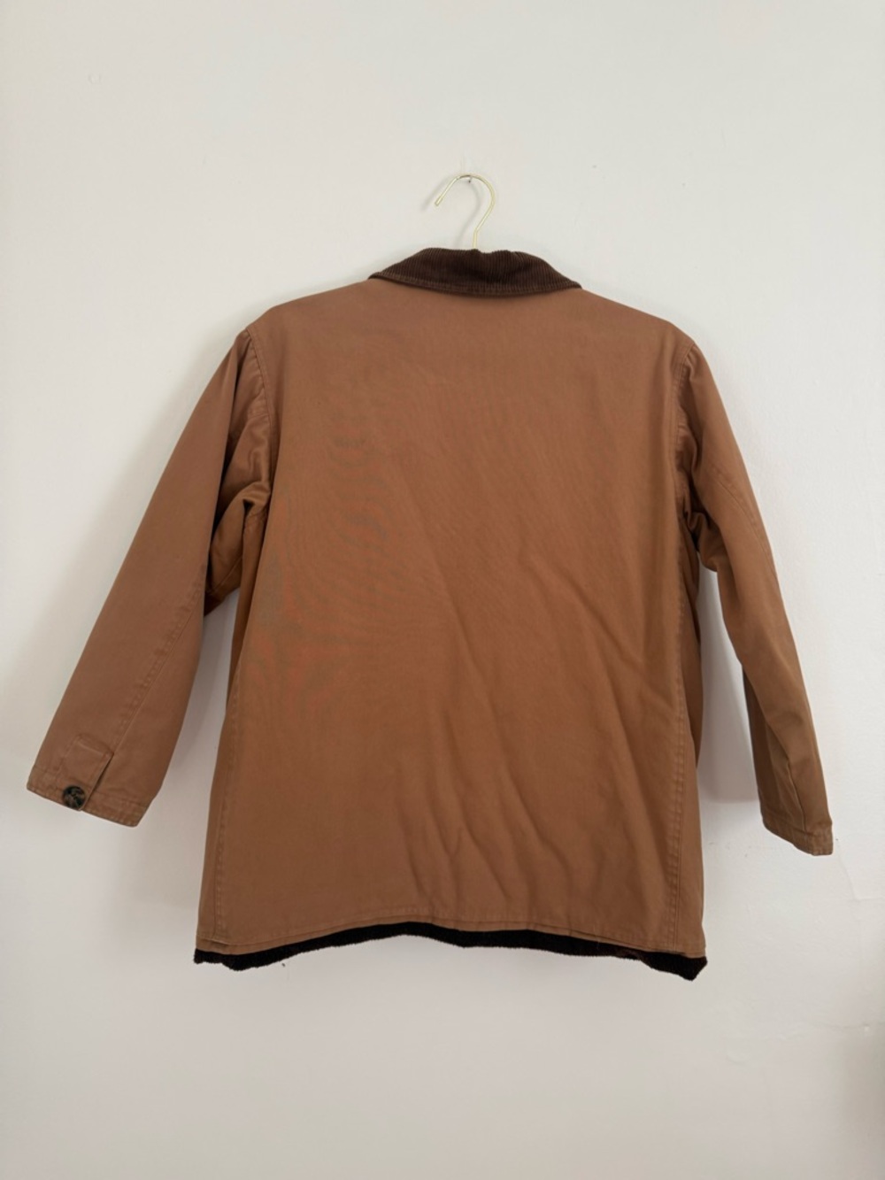 Vintage fleece lined jacket with contrasting collar - Picture 8 of 12